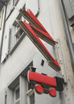 Das Elekrofachgeschäft und Modelleisenbahn Bercher&Sternlicht am Spalenberg 45, Juni 2018