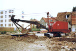 Der Musfeld-Bagger Nr.85 in Neu-Allschwil im Jahre 1982