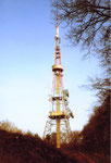 Der alte Fernsehturm auf St.Chrischona, 1979