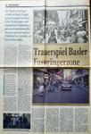 Ein Bericht in der Basler Zeitung über das ewige Trauerspiel einer Füssgängerzone in der Freien Strasse, 7. Oktober 1983.