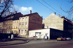 Das Restaurant Rosental an der Ecke Bleichestrasse / Mattenstrasse, 1980 (ganz rechts das Haus mit der Wohnung der Familie Maser)