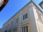 Detailaufnahme des 1913-1917 durch das Architekturbüro Vischer & Söhne erbaute «Natur- und Völkerkunde-Museumsgebäude« an der Augustinergasse, Mai 2017
