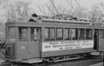 Der Trammotorwagen Be 2/2 Nr. 210 - der Hundertmillionste Fahrgast der BVB im Jahre 1963