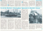 2) Informationsblatt zum Baubeginn der Nordtagente im Grossbasel, Oktober 1995
