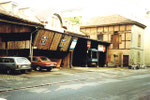 Der ehemalige Garten des Restaurants zum Amerbach an der Hammerstrasse 1977