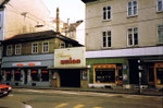 Das legendäre Cinema Union (bekannt als Revolverküche) an der Klybeckstrasse 1988