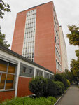 Das gut von der Klybeckstrase aus sichtbare mit Backsteinen erbaute Fabrikationsgebäude der CIBA an der Ecke Klybeck-und Mauerstrasse, 2018