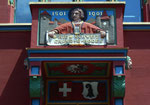 Der Balkon am Rathaus in Basel im Jahre 2010