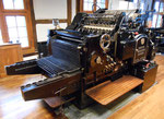 Der «OHZ« - (Original Heidelberger Zylinder) die legendäre und beliebteste Buchdruckmaschine der Heidelberger Druckmaschinen AG im Papiermühle-Museum Basel