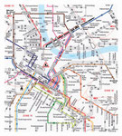 Linienplan anlässlich der Vollsperrung am Steinenberg, September 2017