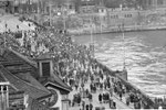 Der «Vogel Griff» auf der Mittleren Brücke im Jahre 1958