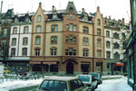 Das markante Eckhaus am Claragraben/Feldbergstrasse, 1987