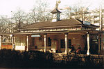 Der Bahnhof Heuwaage der Birsigthalbahn, 1975. Dieser Bahnhof wurde nach Rheinfelden versetzt