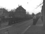 Die Wiesenbrücke beim Riehenring 1975- Diese Brücke war die Eisenbahnbrücke zum Bad.Bahnhof bei der heutigen Mustermesse