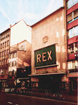 Das Cinama REX in der Steienvorstadt, erbaut 1937-1939 von den Architekten Oskar Meyer+Albert Löhrer, 1984 abgerissen!, 1975