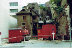 Der Abbruch des Restaurants Aeschentor, 1980