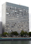 Das Hochhaus der CIBA von 1963/64, heute NOVARTIS