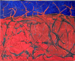 Rot 2, 100x80cm Öl,LW