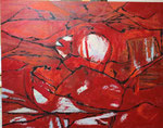 Rot, 100x80cm Öl,LW