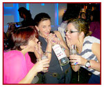 Junto a mis amigas Isa y Davi