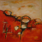 Am Wegesrand, 2014, Acryl auf Leinwand, 50x50cm,verkauft