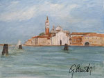San Giorgio Maggiore, Öl auf Karton, 2023