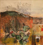 Ligurien  II, 2012, Collage, 28x28cm