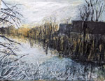 Am Weiher, Collage 2022, verkauft