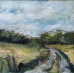 Weg auf Rügen, 2020, Öl auf LW, 20x20 cm