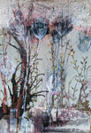 Blüten I, Collage 2021, verkauft