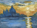 Sante Maria della Salute, Öl auf Leinwand 2021