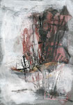 Winterlandschaft, Collage 2021