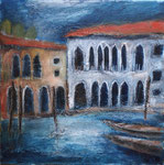 Venezia, 2020, MT auf LW, 40x40 cm