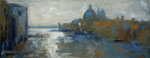 Santa Maria della Salute, 2018, Öl auf Leinwand, 60x20cm, verkauft