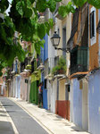 Gasse in Villa Joiyosa, Valencia