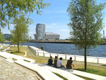 Heißer Sommertag in der Hafencity