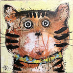 Précieux 2 8''x8'' on canvas