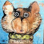Précieux 1 8''x8'' on canvas