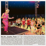 Bei der "Zumba Party" (WNZ) 05.06.2014