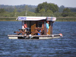 Restaurant mitten auf dem See