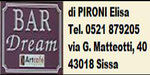 BAR DREAM di PIRONI ELISA - SISSA