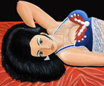 Fammi entrare nei tuoi sogni, Jamila - Olio su tela - 50 x 60 - 2012  (opera disponibile)