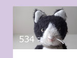 534 ポケットハチワレねこ（アルパカ・ブラック３））