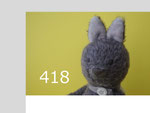 418 チャコールうさぎ