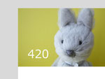 420 ペールグレーうさぎ