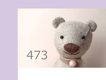 473 ポケットリネンくま