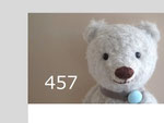 457 ブルーシルバーくま