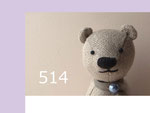 514 ポケットリネンくま５