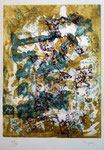 Bryen Camille, Arabelie, 1973, 41 x 31 cm sur rives 66 x 50 cm. Eau-forte et aquatinte ©ADAGP, Paris 2011