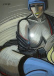 Pastel encadré 1600€